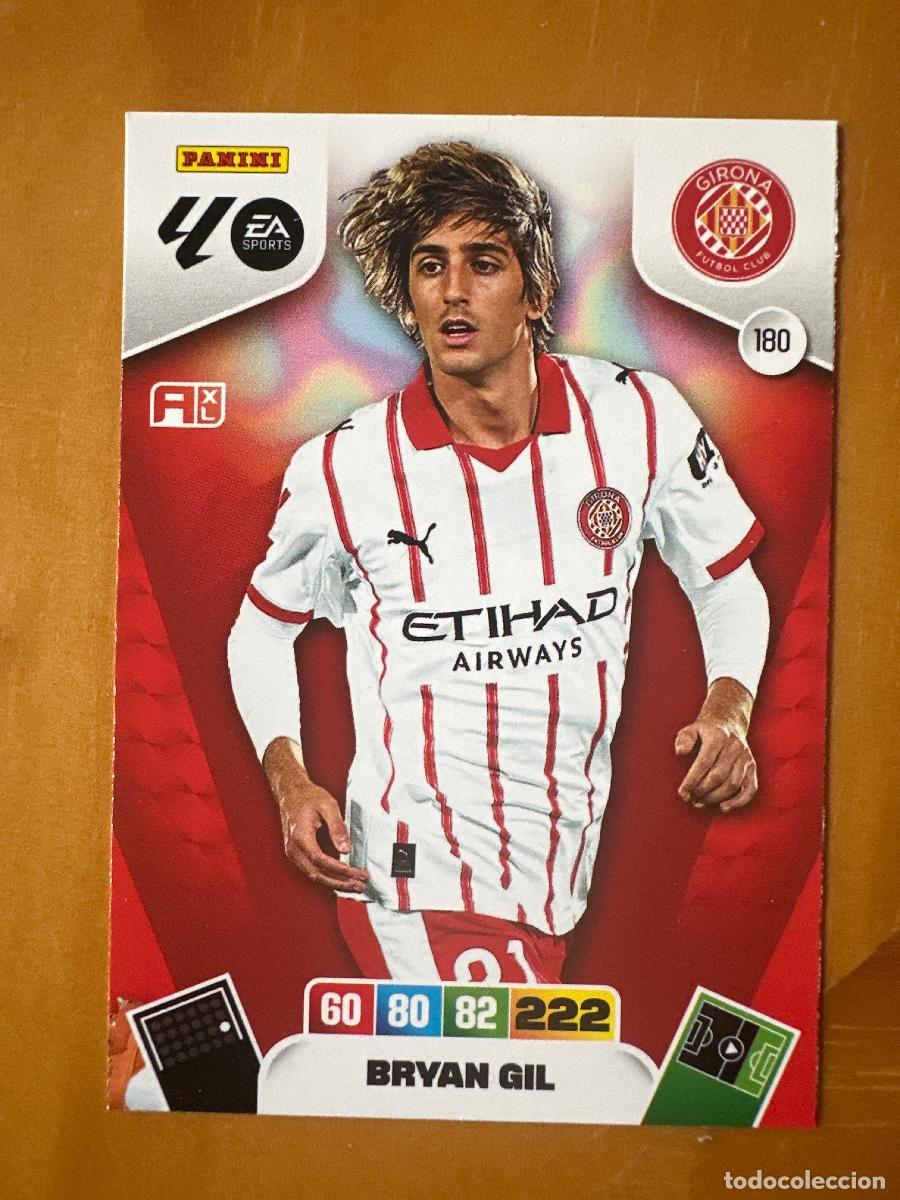 Cromos de f&uacute;tbol: 180 Bryan Gil, Girona FC, Panini Adrenalyn XL La Liga 2025 2026 25 26