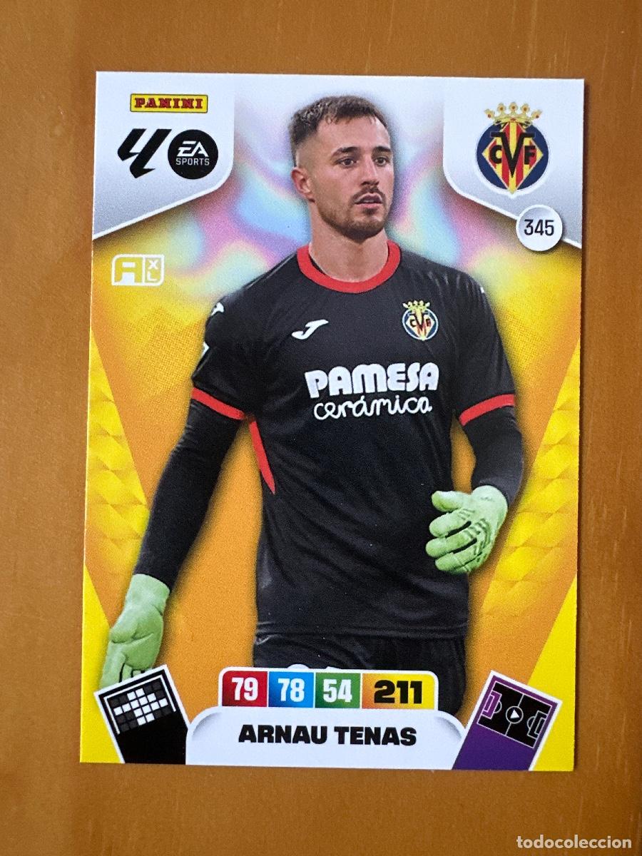 Cromos de f&uacute;tbol: 345 Arnau Tenas, Villarreal CF, Panini Adrenalyn XL La Liga 2025 2026 25 26
