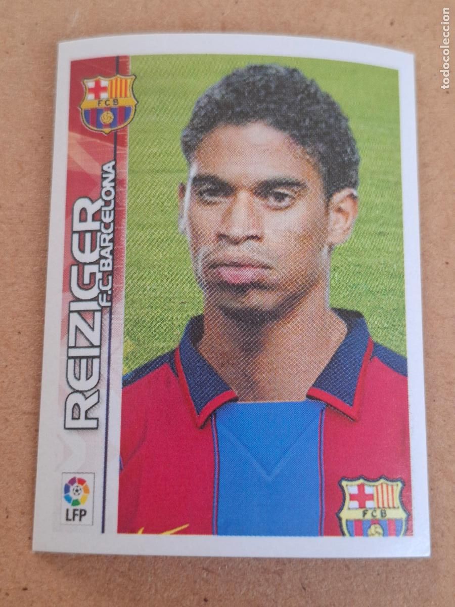 Cromos de f&uacute;tbol: SUPERLIGA ESTRELLAS 2003 2004 03 04 - PANINI - 108 REIZIGER - FC. BARCELONA ( NUNCA PEGADO )