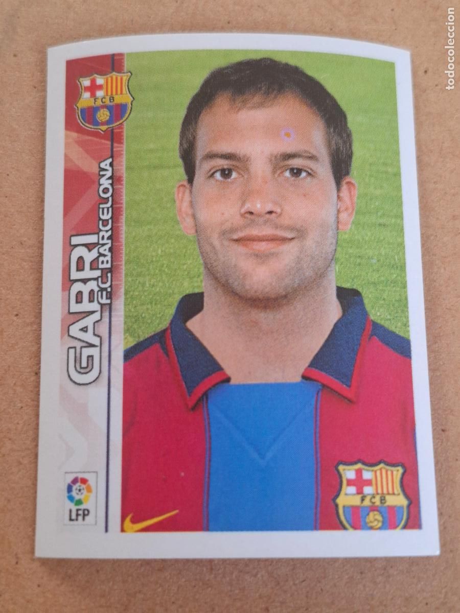 Cromos de f&uacute;tbol: SUPERLIGA ESTRELLAS 2003 2004 03 04 - PANINI - 109 GABRI - FC. BARCELONA ( NUNCA PEGADO )