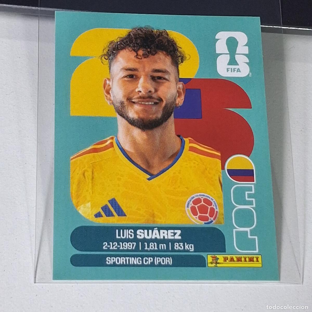 Cromos de Futebol: B38 COL19 LUIS SU&Aacute;REZ 19 COLOMBIA COL MUNDIAL FIFA WORLD CUP 2026 STICKER PANINI