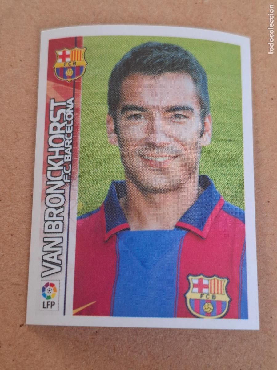 Football Stickers: SUPERLIGA ESTRELLAS 2003 2004 03 04 - PANINI - 113 VAN BRONCKHORST - FC. BARCELONA ( NUNCA PEGADO )
