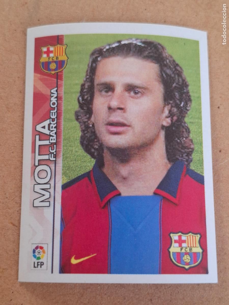 Football Stickers: SUPERLIGA ESTRELLAS 2003 2004 03 04 - PANINI - 116 MOTTA - FC. BARCELONA ( NUNCA PEGADO )