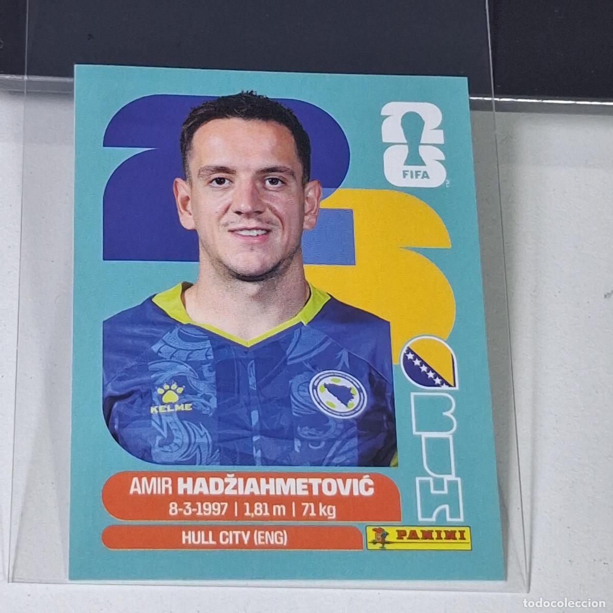 Football Stickers: B38 BIH 8 BIH8 AMIR HADZIAHMETOVIC BIH BOSNIA HERZEGOVINA MUNDIAL FIFA WORLD CUP 2026 STICKER PANIN