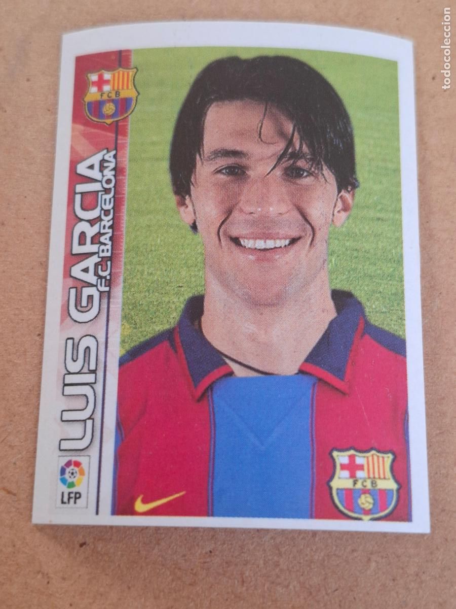 Cromos de f&uacute;tbol: SUPERLIGA ESTRELLAS 2003 2004 03 04 - PANINI - 119 LUIS GARC&Iacute;A - FC. BARCELONA ( NUNCA PEGADO )