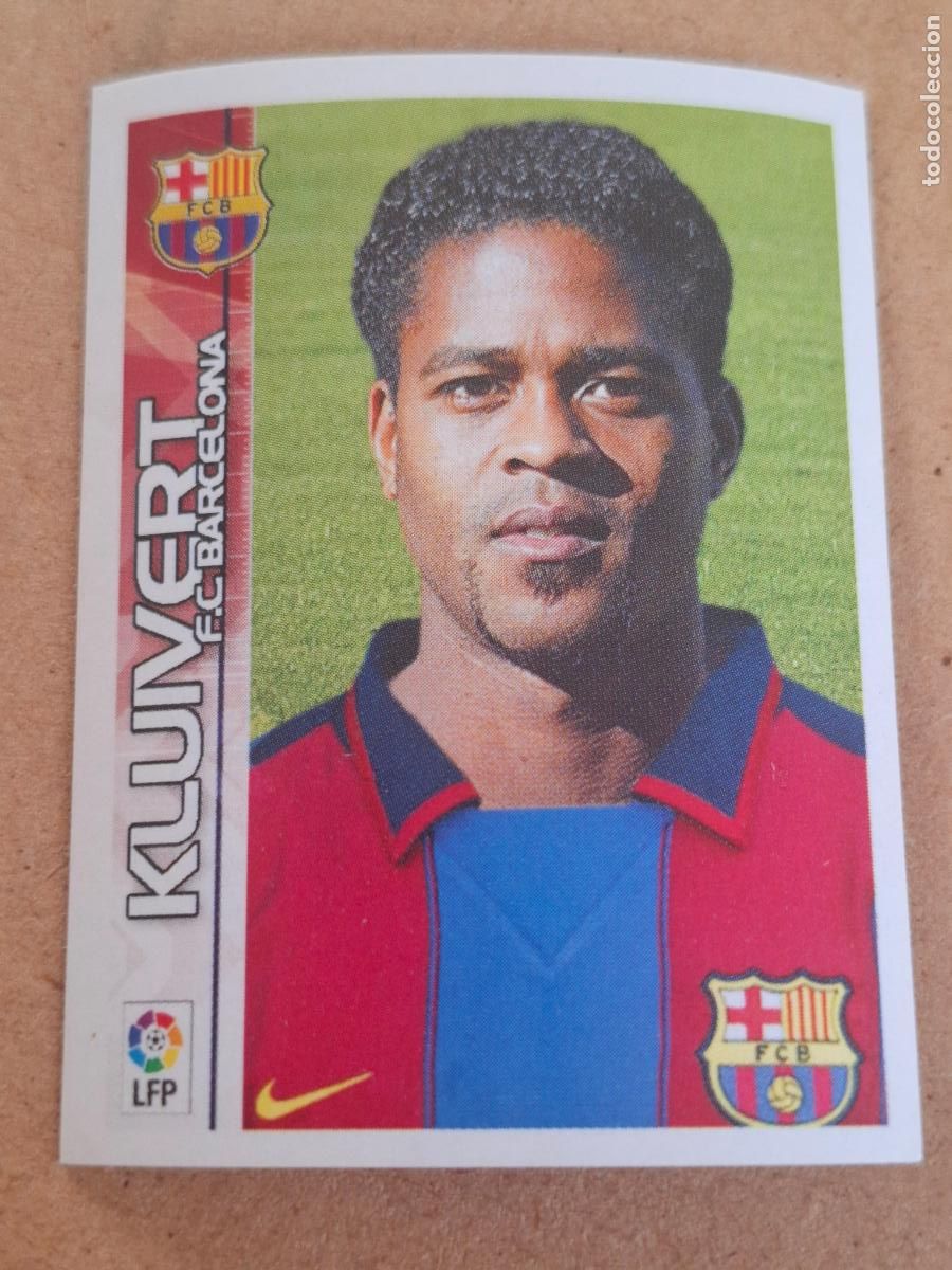 Cromos de f&uacute;tbol: SUPERLIGA ESTRELLAS 2003 2004 03 04 - PANINI - 122 KLUIVERT - FC. BARCELONA ( NUNCA PEGADO )