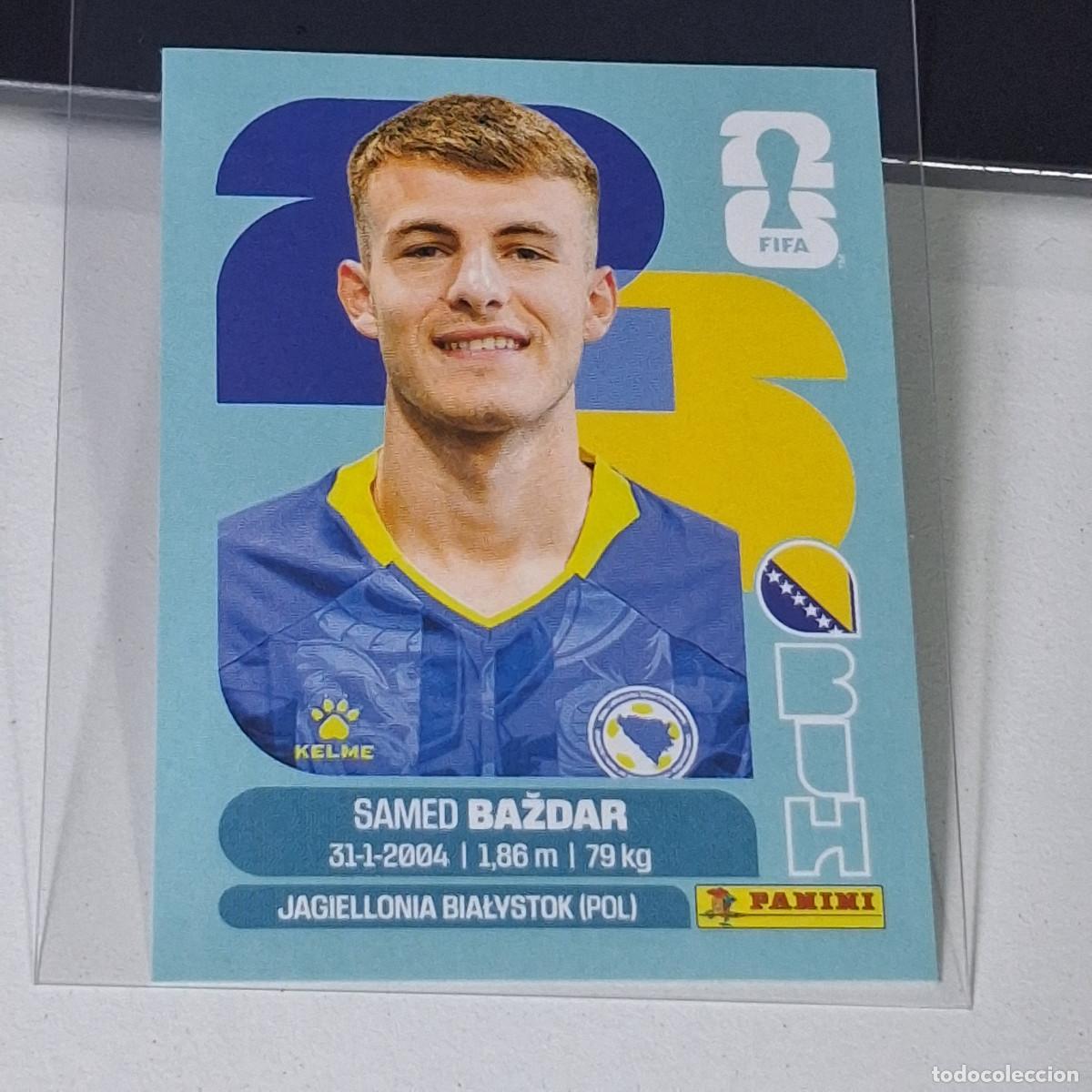 Cromos de f&uacute;tbol: B38 BIH19 SAMED BAZDAR 19 BOSNIA HERZEGOVINA BIH MUNDIAL FIFA WORLD CUP 2026 STICKER PANINI