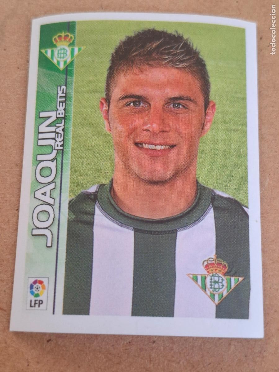 Cromos de f&uacute;tbol: SUPERLIGA ESTRELLAS 2003 2004 03 04 - PANINI - 137 JOAQUIN - REAL BETIS ( NUNCA PEGADO )