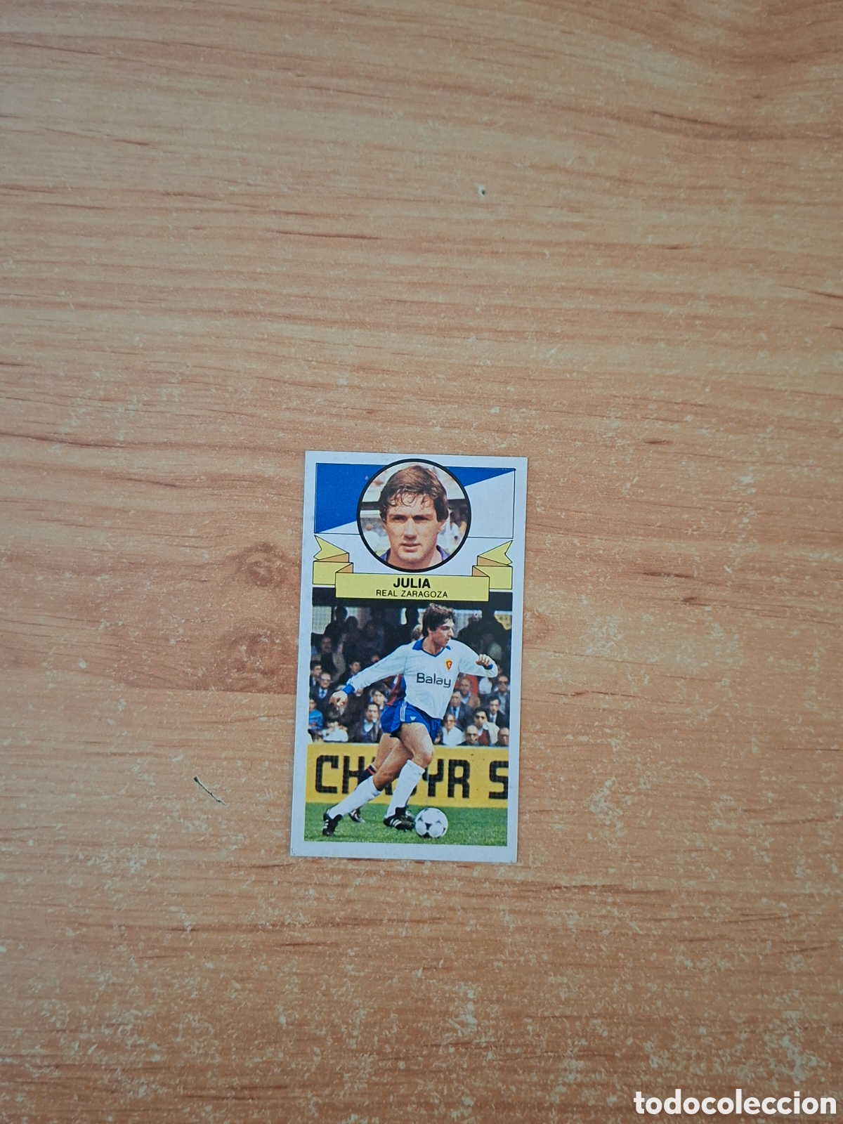 Fu&szlig;ball-Sticker: Este 85 86 julia Zaragoza coloca despegado ver fotos