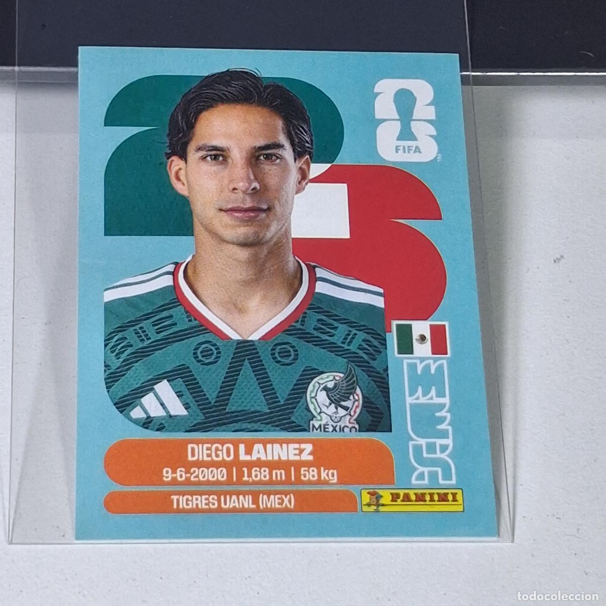 Cromos de f&uacute;tbol: B38 MEX 8 MEX8 DIEGO LAINEZ M&Eacute;XICO MUNDIAL FIFA WORLD CUP 2026 STICKER PANINI