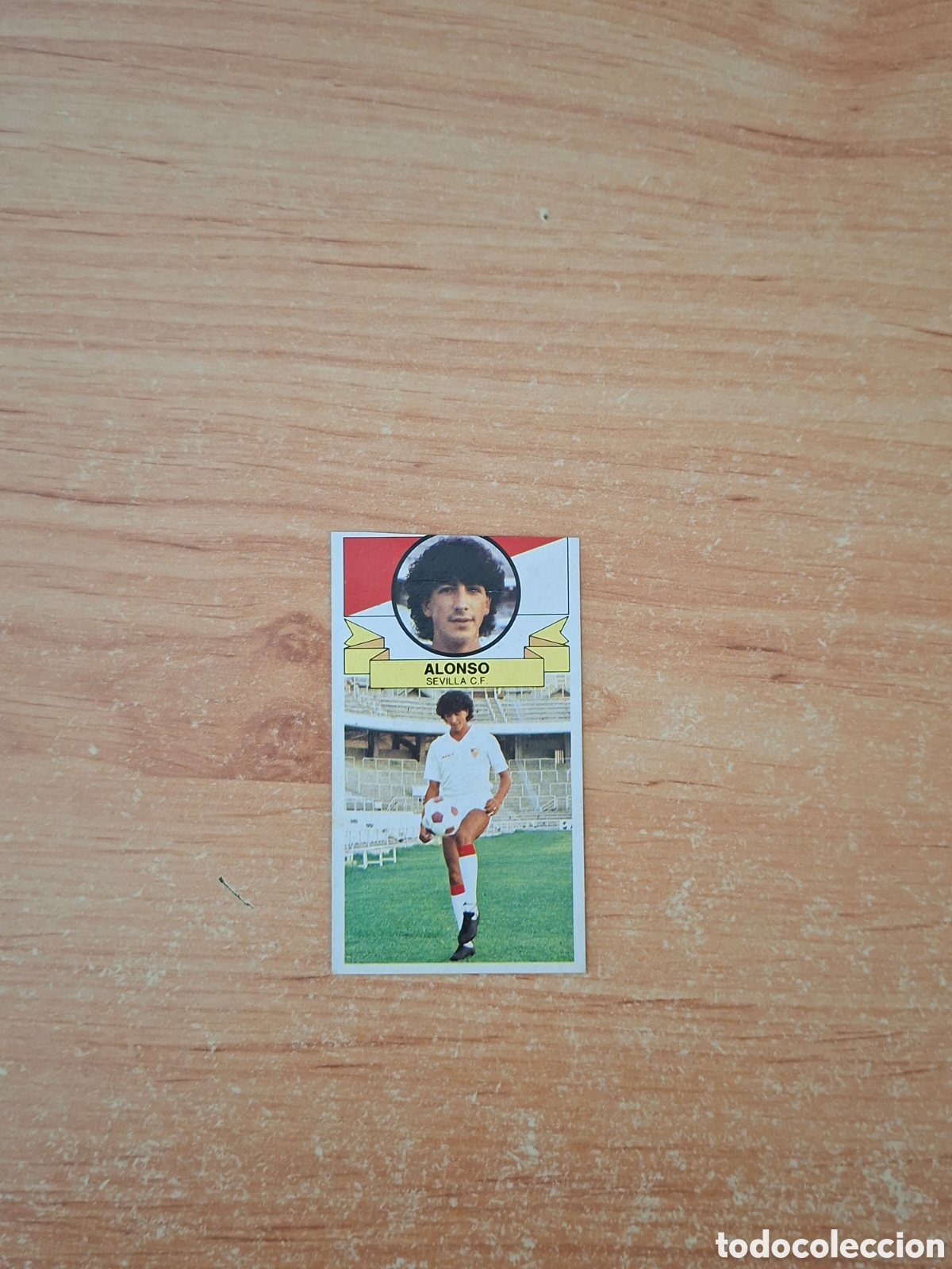 Fu&szlig;ball-Sticker: Este 85 86 alonso Sevilla coloca despegado ver fotos