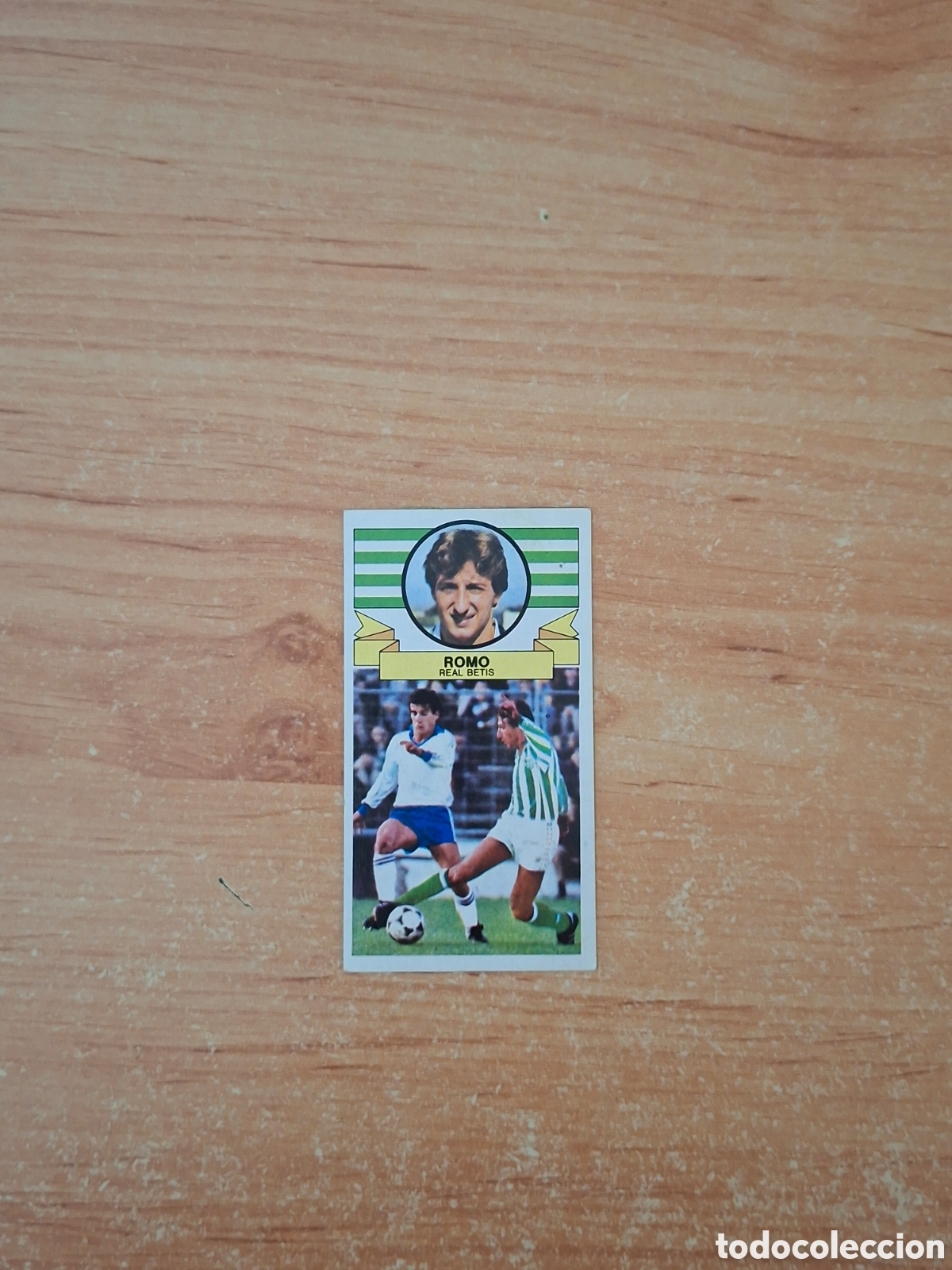Fu&szlig;ball-Sticker: Este 85 86 romo betis coloca despegado ver fotos