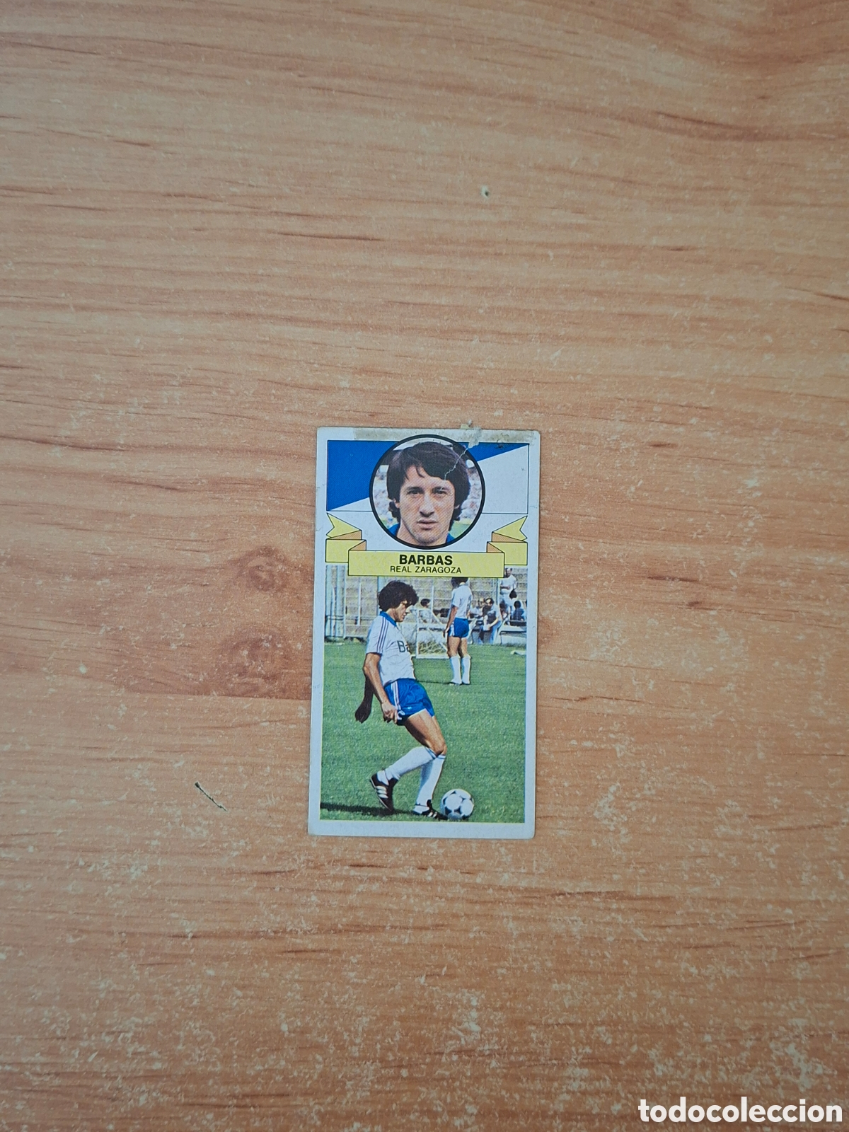 Figurine di Calcio: Este 85 86 barbas Zaragoza baja mal estado por delante despegado ver fotos