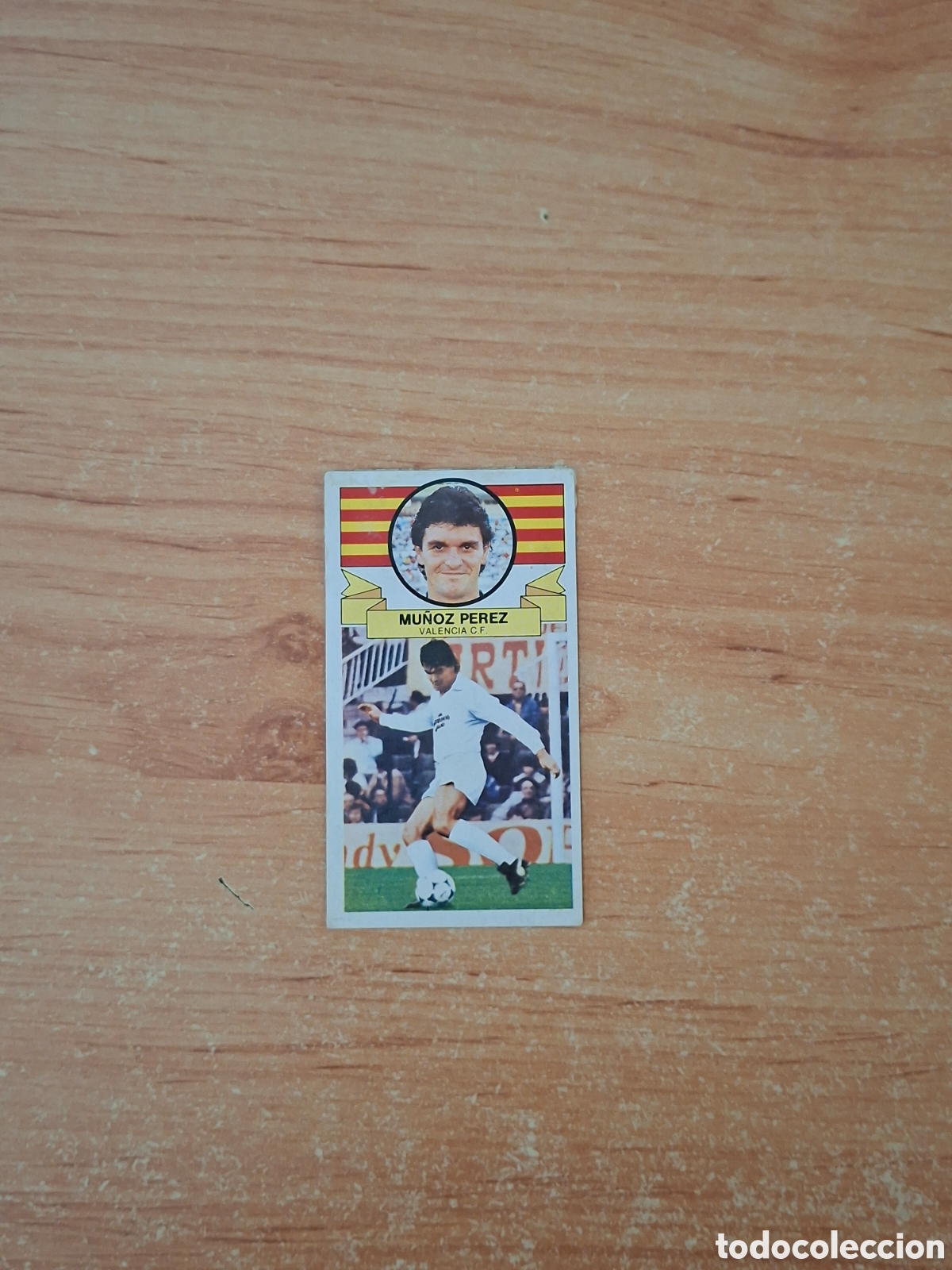Figurine di Calcio: Este 85 86 Mu&ntilde;oz P&eacute;rez Valencia 26 fichaje despegado ver fotos