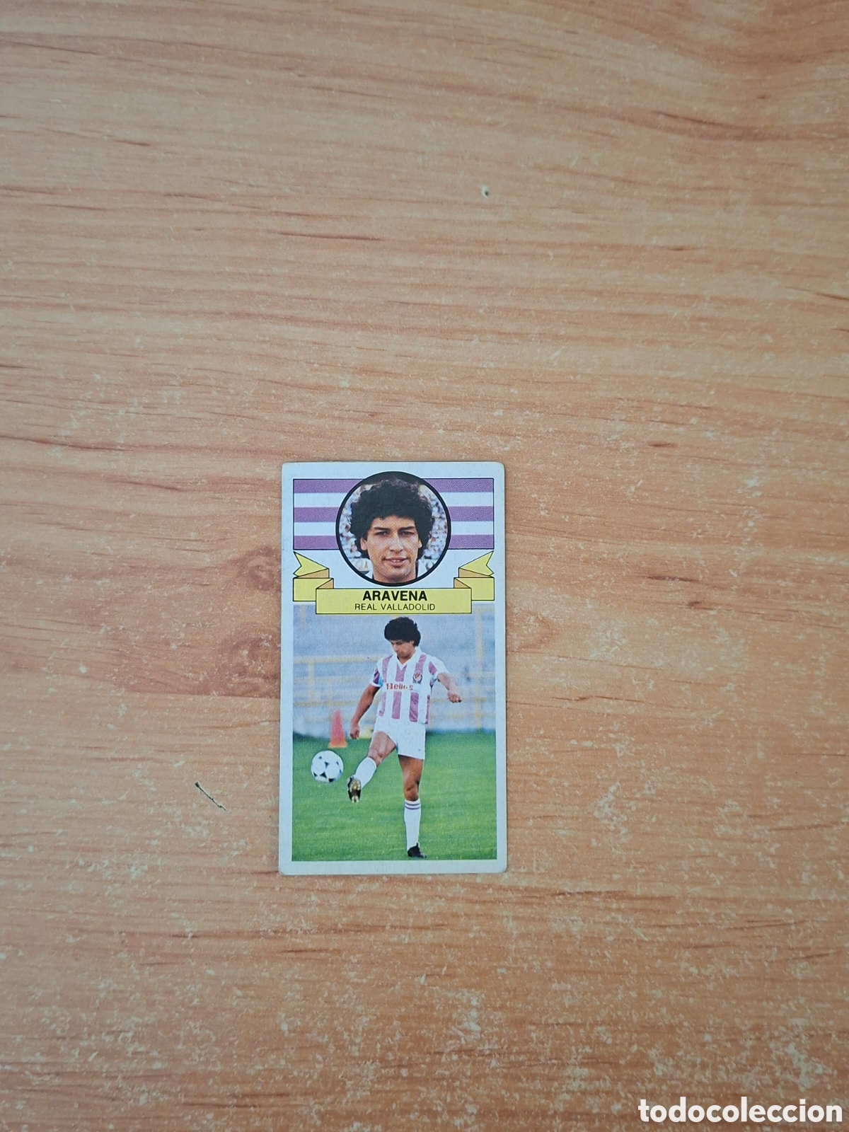 Figurine di Calcio: Este 85 86 aravena Valladolid 28 fichaje despegado ver fotos