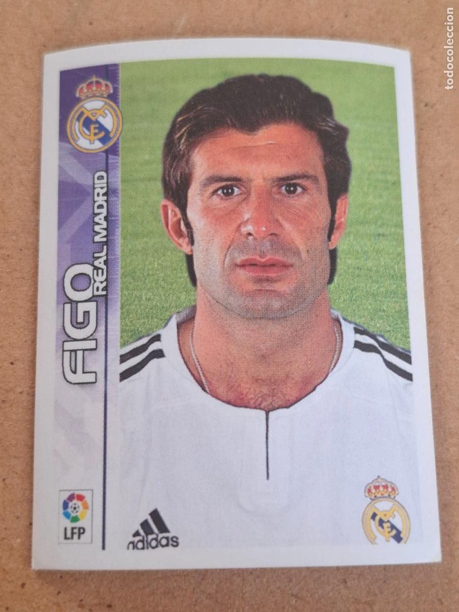 Cromos de f&uacute;tbol: SUPERLIGA ESTRELLAS 2003 2004 03 04 - PANINI - 217 FIGO - REAL MADRID ( NUNCA PEGADO )
