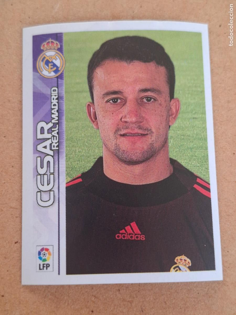 Fu&szlig;ball-Sticker: SUPERLIGA ESTRELLAS 2003 2004 03 04 - PANINI - 224 C&Eacute;SAR - REAL MADRID ( NUNCA PEGADO )