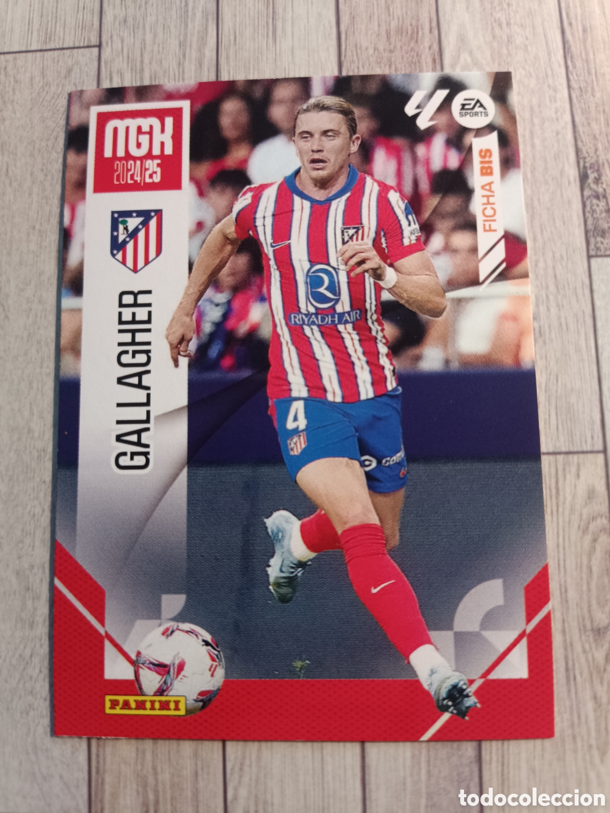 Cromos de f&uacute;tbol: 64 BIS GALLAGHER ATLETICO DE MADRID MEGACRACKS LIGA 2024 2025 PANINI 24 25