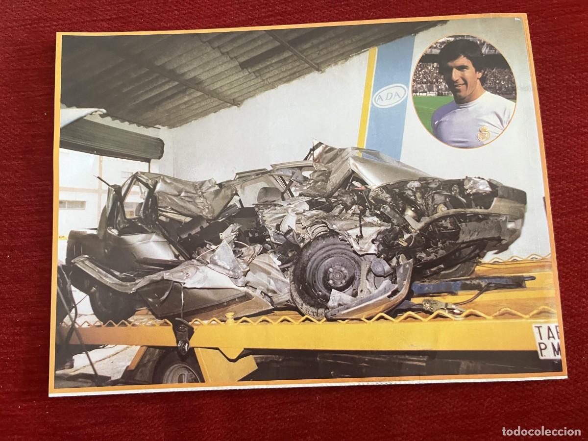 Cromos de f&uacute;tbol: F35859 CROMO HISTORIA GRAFICA DEL REAL MADRID 1997 ASEGURATOR OTAYSA # 119 ACCIDENTE COCHE JUANITO