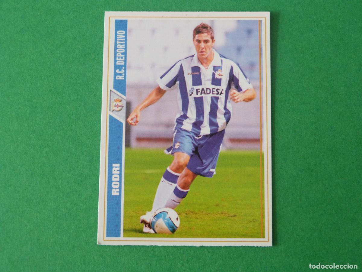 Cromos de f&uacute;tbol: TRADING CARD FUTBOL RODRI DEPORTIVO LA CORU&Ntilde;A BAJA N&ordm; 342 FICHAS LIGA MUNDICROMO 2007-2008/07-08
