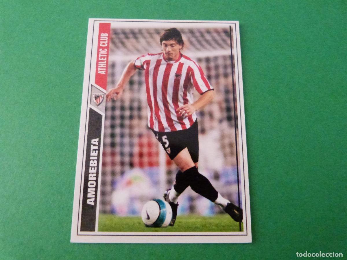 Cromos de f&uacute;tbol: TRADING CARD FUTBOL AMOREBIETA ATH. BILBAO N&ordm; 439 FICHAS LIGA MUNDICROMO 2007-2008/07-08