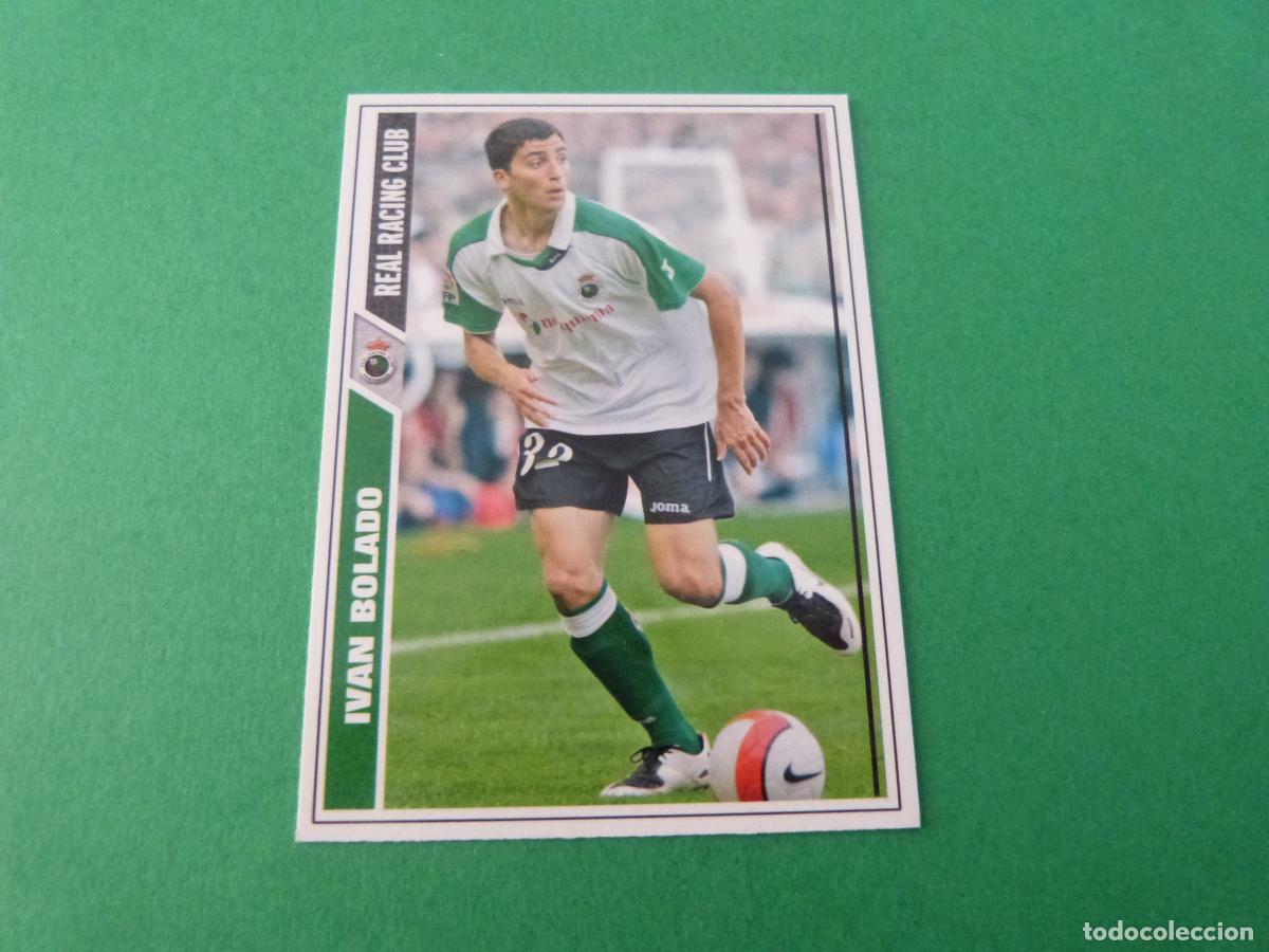 Cromos de f&uacute;tbol: TRADING CARD FUTBOL IVAN BOLADO RACING DE SANTANDER N&ordm; 266 FICHAS LIGA MUNDICROMO 2007-2008/07-08
