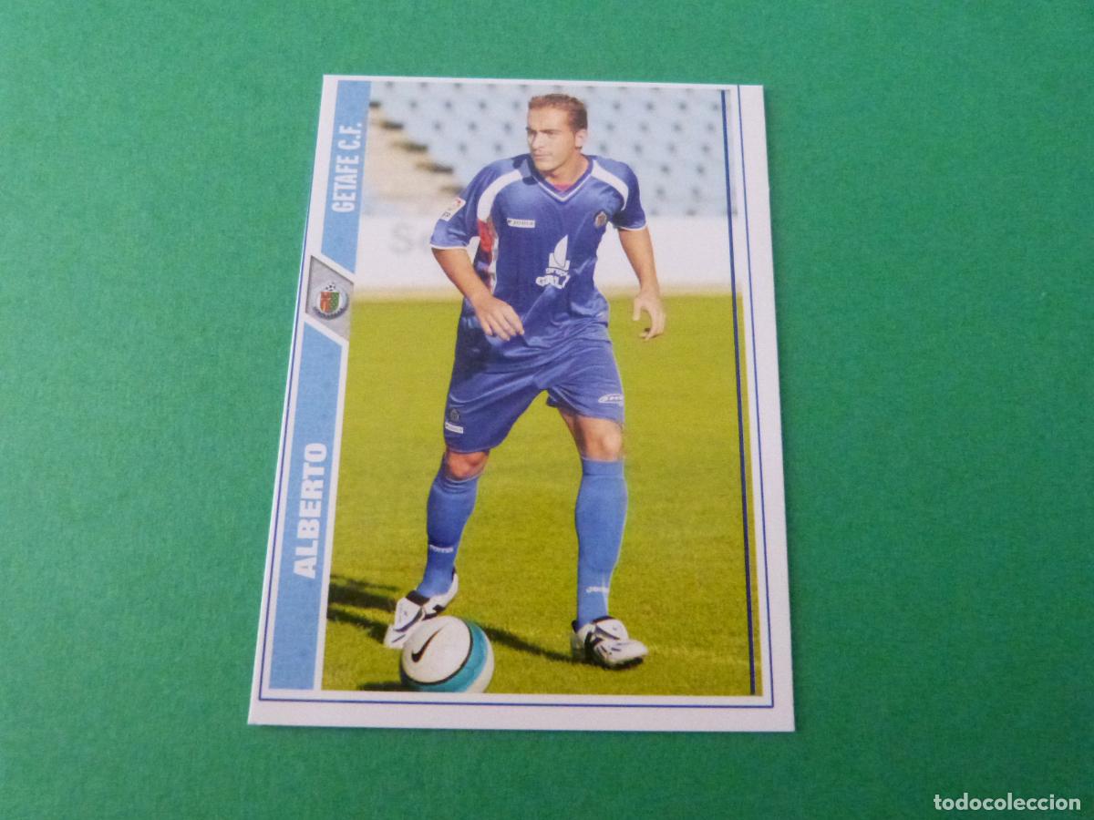 Cromos de f&uacute;tbol: TRADING CARD FUTBOL ALBERTO GETAFE C.F. N&ordm; 236 FICHAS LIGA MUNDICROMO 2007-2008/07-08