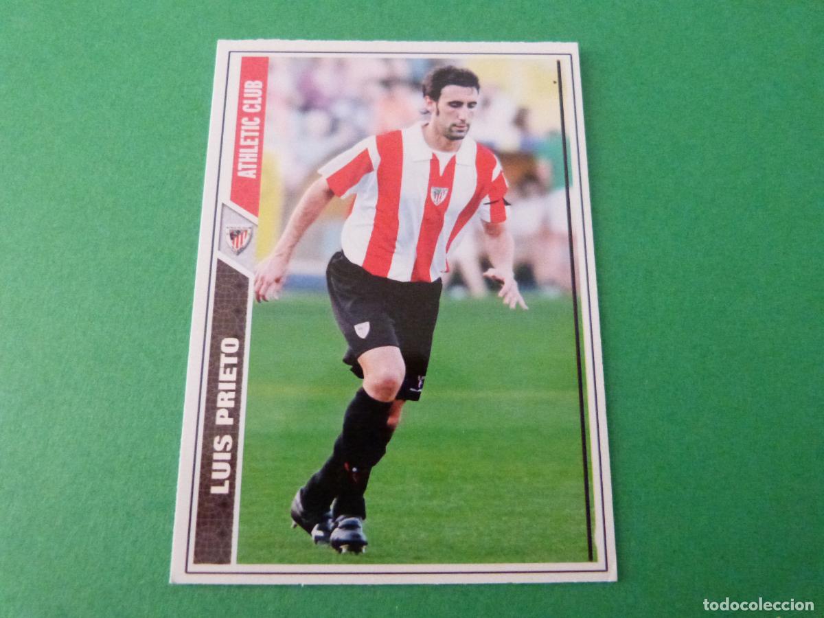 Cromos de f&uacute;tbol: TRADING CARD FUTBOL LUIS PRIETO ATH. BILBAO N&ordm; 444 FICHAS LIGA MUNDICROMO 2007-2008/07-08