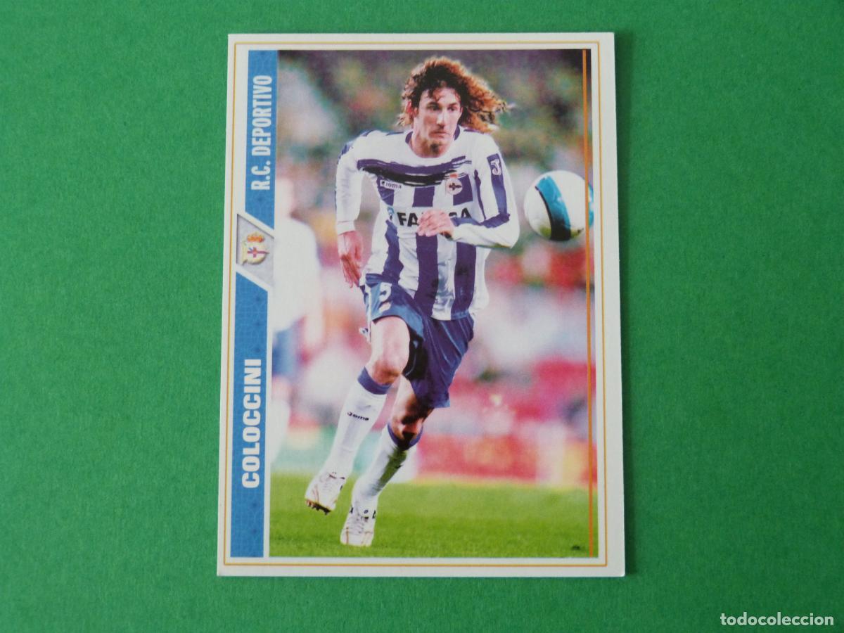 Cromos de f&uacute;tbol: TRADING CARD FUTBOL COLOCCINI DEPORTIVO LA CORU&Ntilde;A N&ordm; 335 FICHAS LIGA MUNDICROMO 2007-2008/07-08