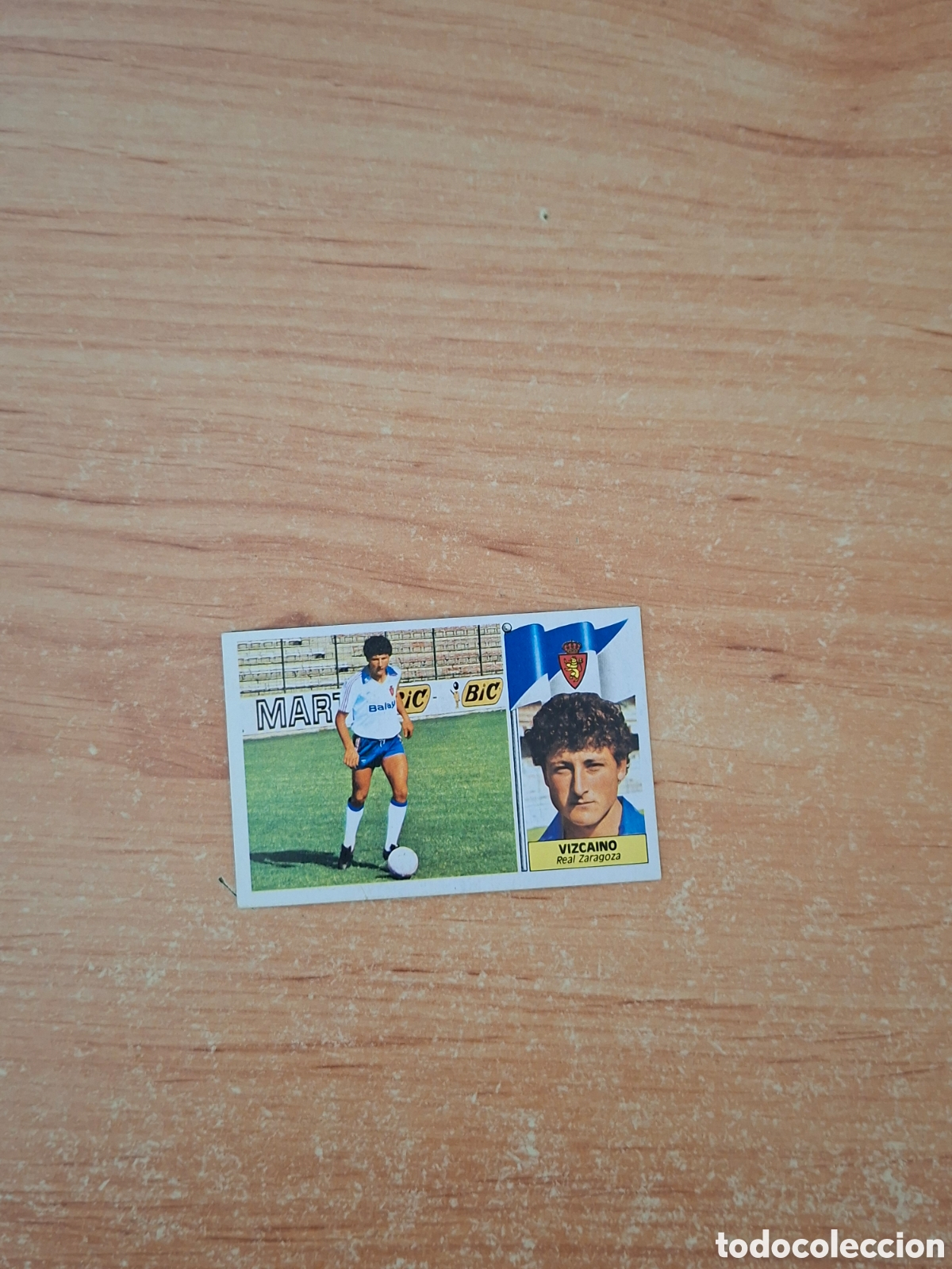 Figurine di Calcio: Este 86 87 vizcaino Zaragoza 9 fichaje despegado ver fotos