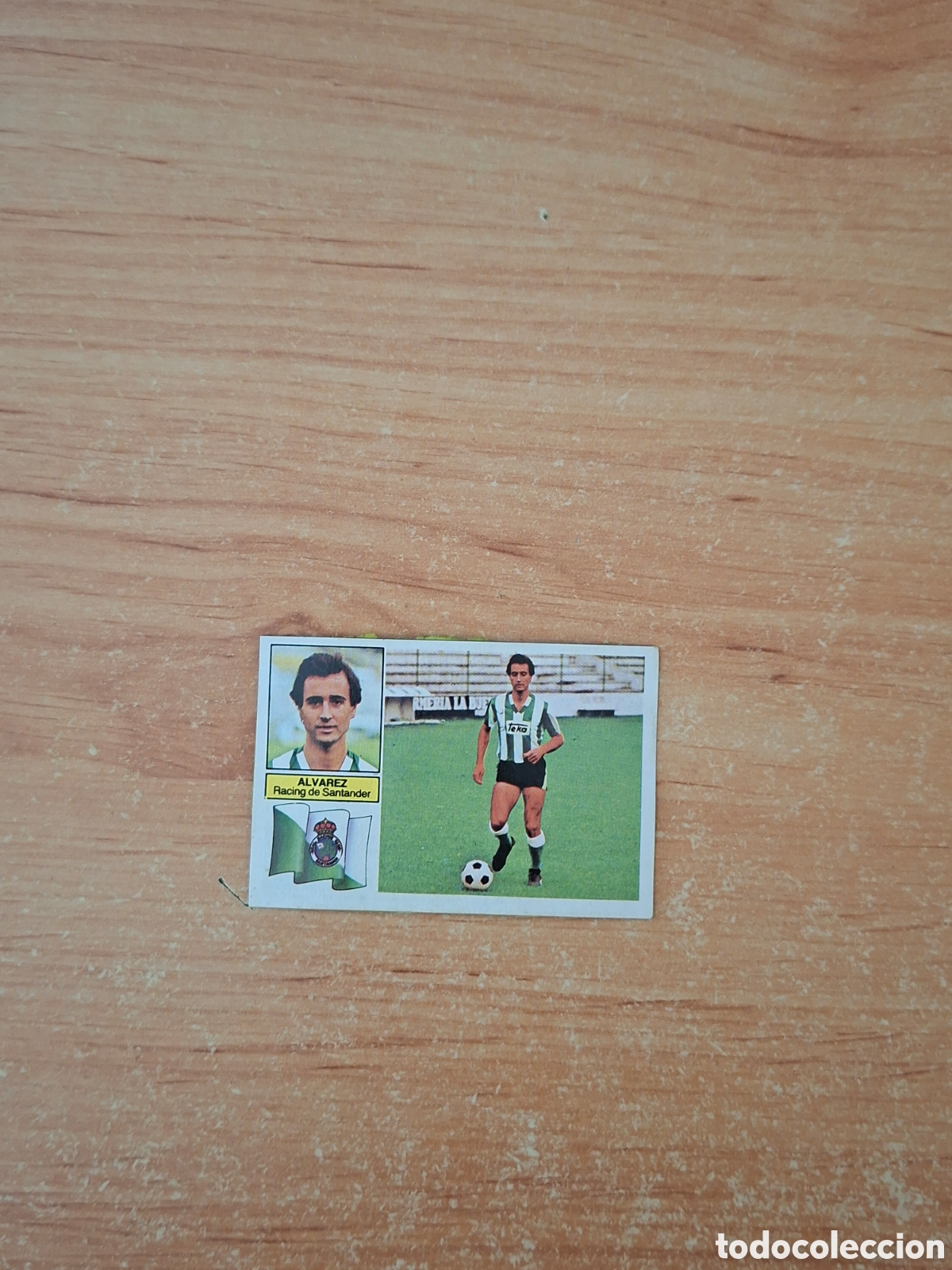 Figurine di Calcio: Este 82 83 alvarez Santander verdiblanco despegado ver fotos