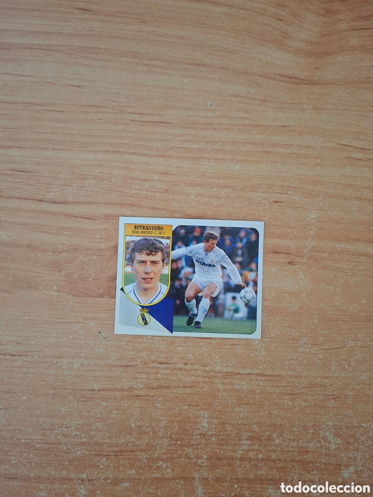 Figurine di Calcio: Este 91 92 Butrague&ntilde;o Madrid despegado ver fotos