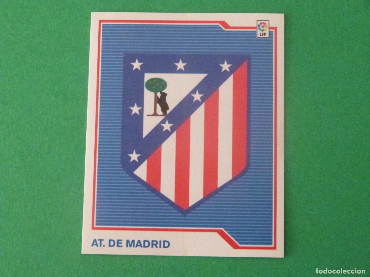 Cromos de f&uacute;tbol: CROMO FUTBOL ESCUDO ATLETICO DE MADRID SIN PEGAR LIGA ESTE 2007-2008/07-08