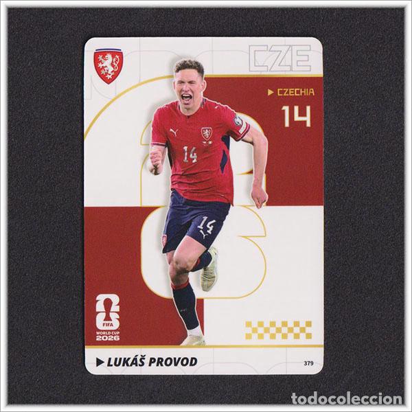 Cromos de f&uacute;tbol: FIFA WORLD CUP 2026 PANINI KAYOU LUKAS PROVOD 379 CZE REPUBLICA CHECA MUNDIAL COLECCI&Oacute;N - ULTRA BOX