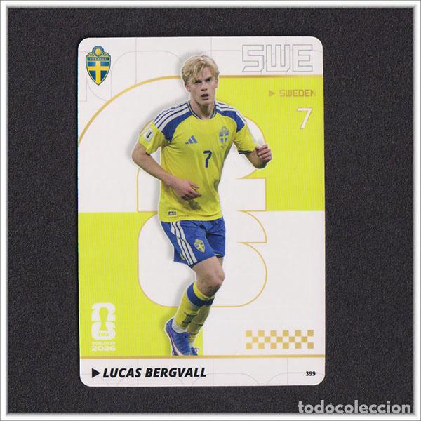 Cromos de f&uacute;tbol: FIFA WORLD CUP 2026 PANINI KAYOU LUCAS BERGVALL 399 SWE SUECIA ALBUM MUNDIAL COLECCI&Oacute;N - ULTRA BOX