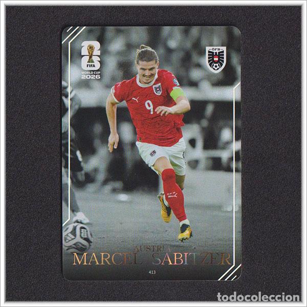 Cromos de f&uacute;tbol: FIFA WORLD CUP 2026 PANINI KAYOU MARCEL SABITZER 413 AUT AUSTRIA MUNDIAL COLECCI&Oacute;N - ULTRA BOX