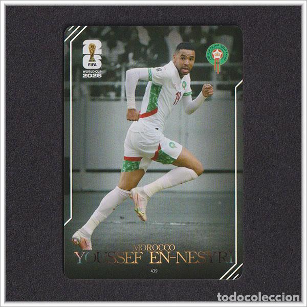 Cromos de f&uacute;tbol: FIFA WORLD CUP 2026 PANINI KAYOU EN-NESYRI 439 MAR MARRUECOS ALBUM MUNDIAL COLECCI&Oacute;N - ULTRA BOX