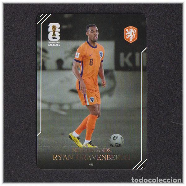 Cromos de f&uacute;tbol: FIFA WORLD CUP 2026 PANINI KAYOU RYAN GRAVENBERCH 441 NED HOLANDA MUNDIAL COLECCI&Oacute;N - ULTRA BOX