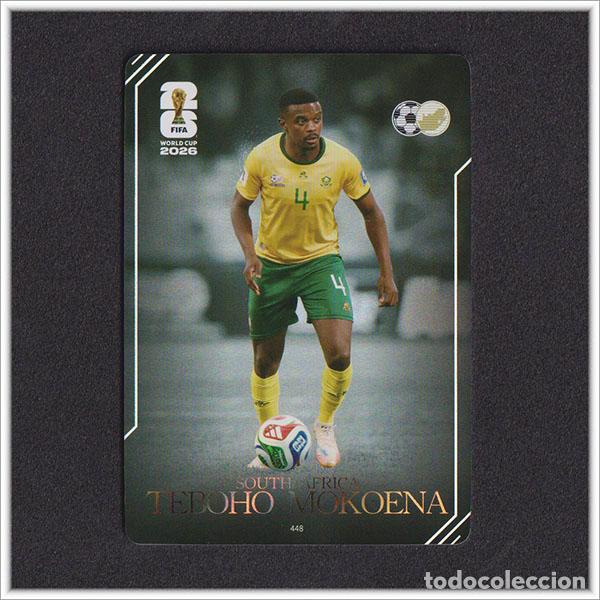 Cromos de f&uacute;tbol: FIFA WORLD CUP 2026 PANINI KAYOU TEBOHO MOKOENA 448 RSA SUDAFRICA MUNDIAL COLECCI&Oacute;N - ULTRA BOX