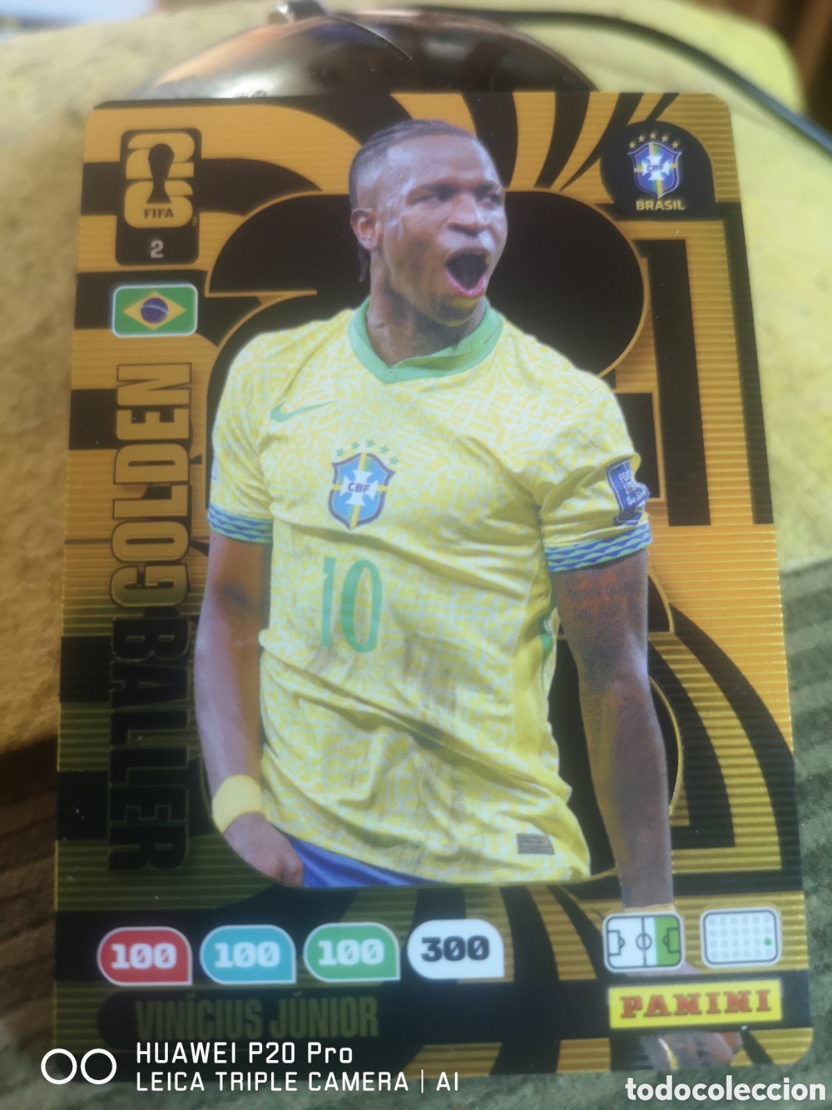Cromos de f&uacute;tbol: VINICIUS GOLDEN BALLER FIFA WORLD CUP MUNDIAL 2026 ADRENALYN - BRASIL 2