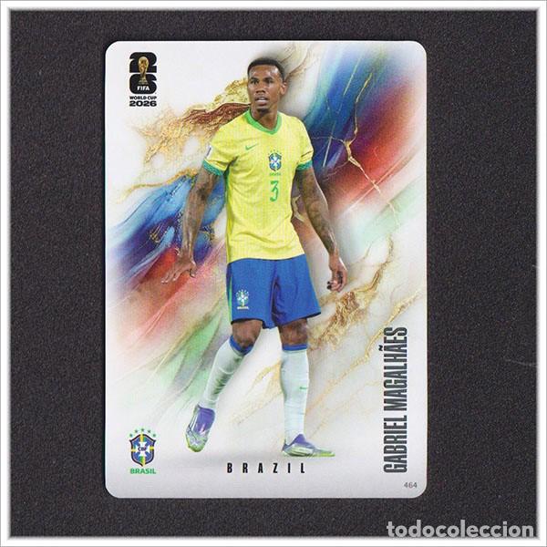 Cromos de f&uacute;tbol: FIFA WORLD CUP 2026 PANINI KAYOU GABRIEL MAGALHAES 464 BRA BRASIL MUNDIAL COLECCI&Oacute;N - ULTRA BOX