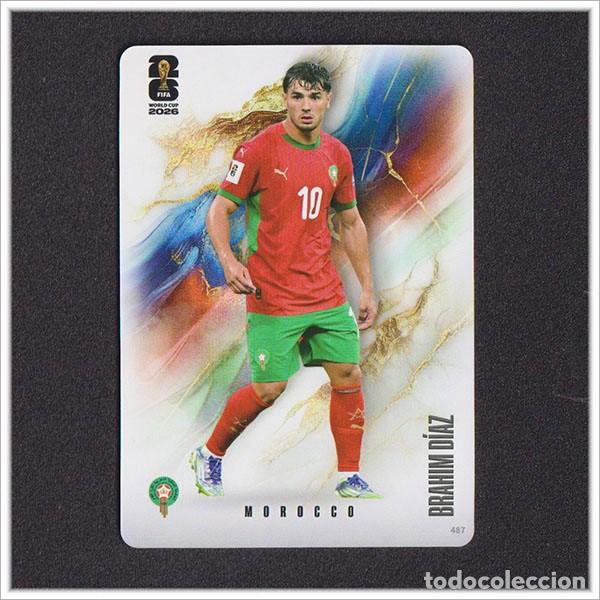 Cartes &agrave; collectionner de Football: FIFA WORLD CUP 2026 PANINI KAYOU BRAHIM DIAZ 487 MAR MARRUECOS ALBUM MUNDIAL COLECCI&Oacute;N - ULTRA BOX