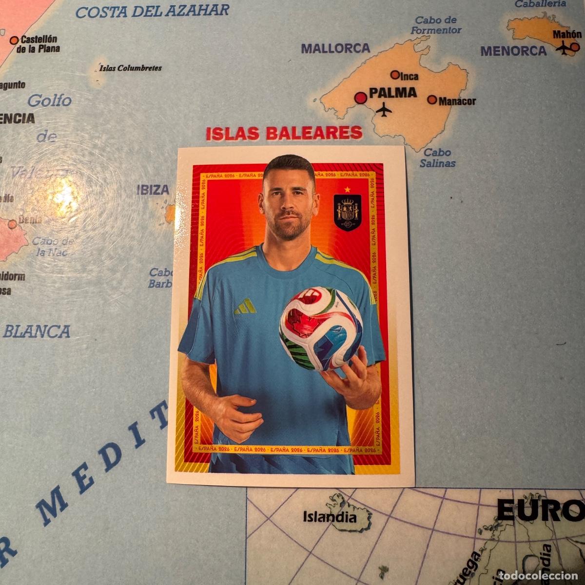 Cromos de f&uacute;tbol: Unai Sim&oacute;n n&uacute;mero 9 de la selecci&oacute;n espa&ntilde;ola &ldquo;Espa&ntilde;a 2026&rdquo; del Carrefour 2026