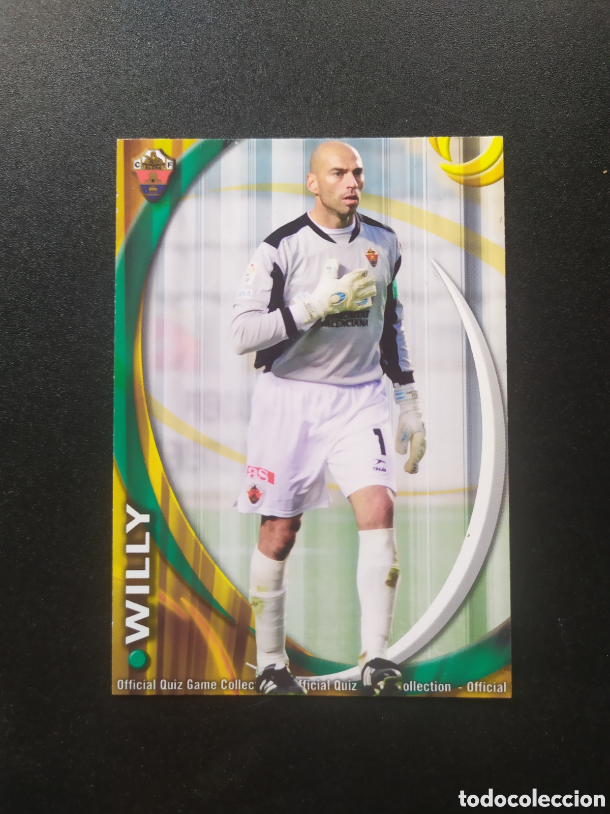 Cromos de f&uacute;tbol: Mundicromo fichas Liga 2010 2011 10 11 Willy Caballero n&deg; 820 Elche