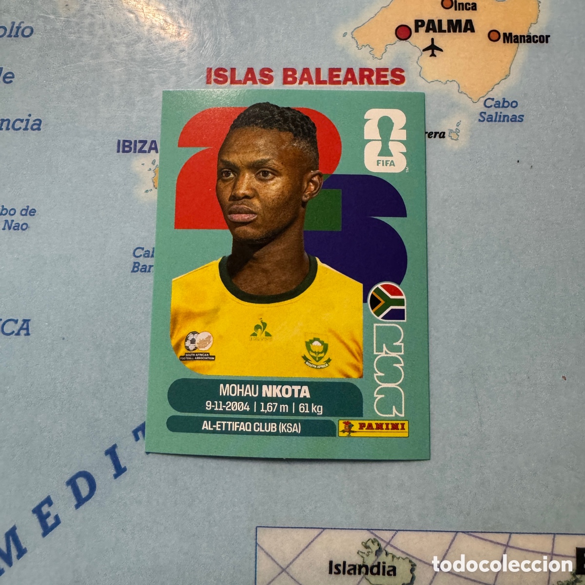 Cromos de f&uacute;tbol: Sud&aacute;frica numero 19 cromo panini Mundial Fifa World Cup 2026