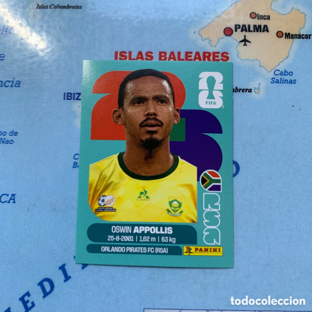 Cromos de f&uacute;tbol: Sud&aacute;frica numero 20 cromo panini Mundial Fifa World Cup 2026