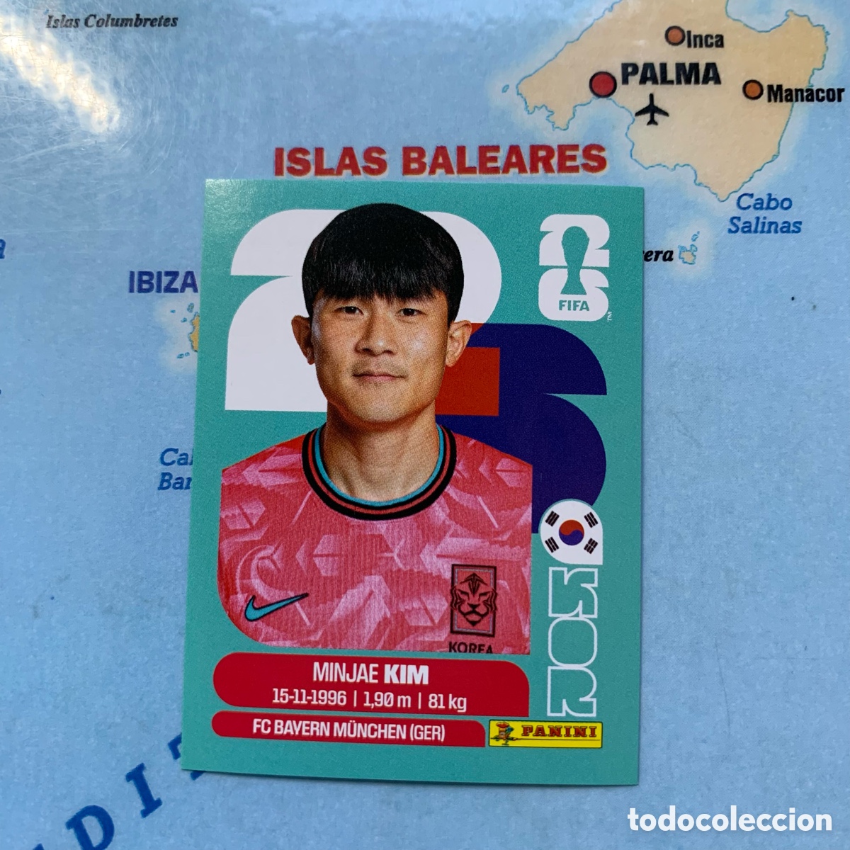 Cromos de f&uacute;tbol: Korea numero 4 cromo panini Mundial Fifa World Cup 2026