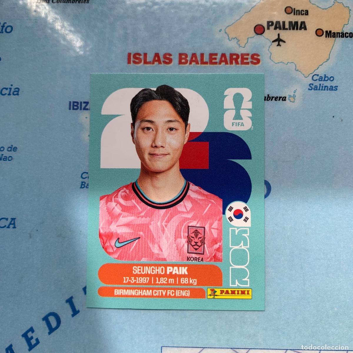 Cromos de f&uacute;tbol: Korea numero 14 cromo panini Mundial Fifa World Cup 2026
