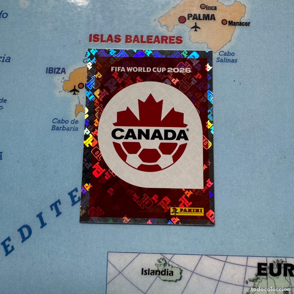 Cromos de f&uacute;tbol: Canada numero 1 cromo panini Mundial Fifa World Cup 2026