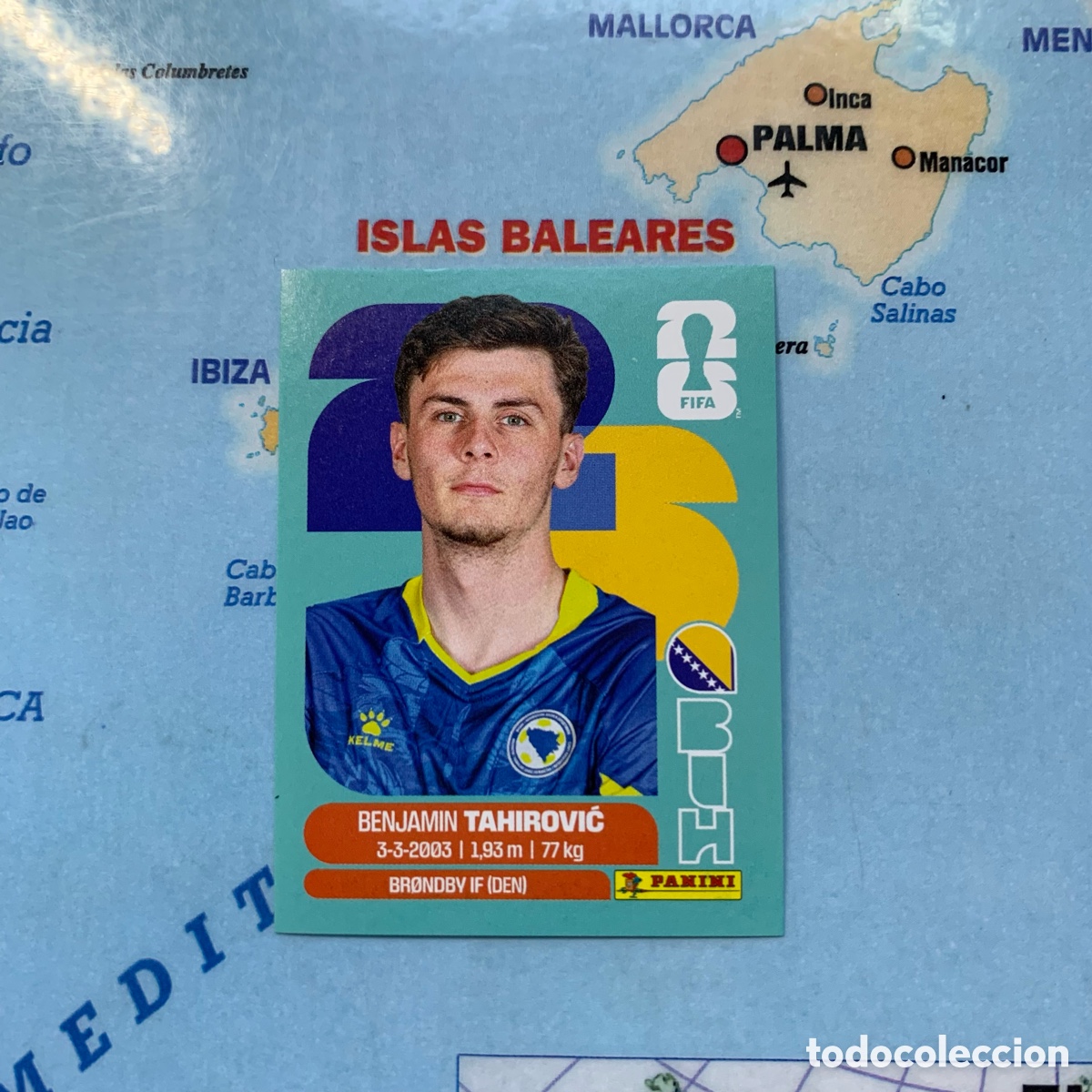 Cromos de f&uacute;tbol: Bosnia numero 9 cromo panini Mundial Fifa World Cup 2026